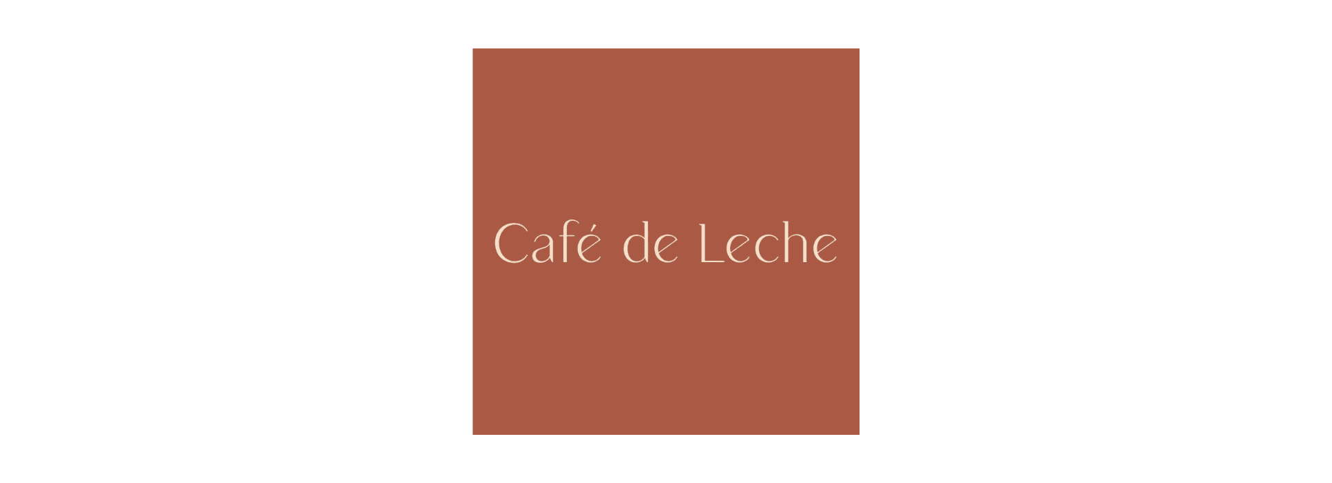 Cafe de Leche